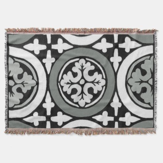 Dekoratives Renaissance Rosette Tile Design Decke (Vorderseite)