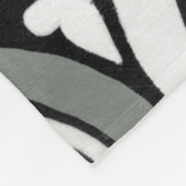 Dekoratives Renaissance Rosette Tile Design Fleecedecke (Ecke)