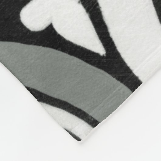 Dekoratives Renaissance Rosette Tile Design Fleecedecke (Ecke)