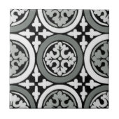 Dekoratives Renaissance Rosette Tile Design Fliese (Vorderseite)