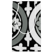 Dekoratives Renaissance Rosette Tile Design Kleine Geschenktüte (Vorderseite)