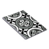 Dekoratives Renaissance Rosette Tile Design Notizblock (Rechte Seite)