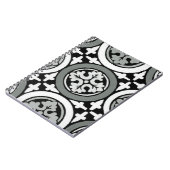 Dekoratives Renaissance Rosette Tile Design Notizblock (Linke Seite)