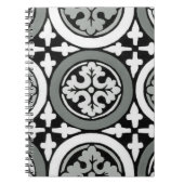 Dekoratives Renaissance Rosette Tile Design Notizblock (Vorderseite)