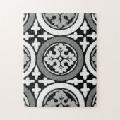 Dekoratives Renaissance Rosette Tile Design Puzzle (Vertikal)