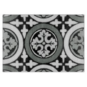 Dekoratives Renaissance Rosette Tile Design Schneidebrett (Vorderseite)