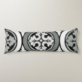 Dekoratives Renaissance Rosette Tile Design Seitenschläferkissen (Vorderseite)