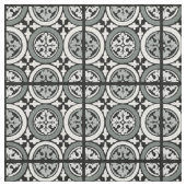 Dekoratives Renaissance Rosette Tile Design Stoff (Muster)