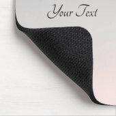 Dekoratives rosa Blumen-Mauspad Mousepad (Ecke)