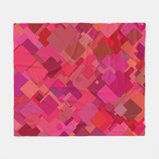 Dekoratives Rot Fleecedecke (Vorderseite (Horizontal))