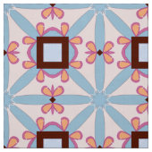 Dekoratives rotes und rosa geometrisches Muster Stoff (Muster)
