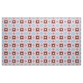 Dekoratives rotes und rosa geometrisches Muster Stoff (Yard (91,4 cm))