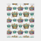 Dekoratives Royal Crown Pattern Fleecedecke (Vorderseite)