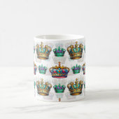Dekoratives Royal Crown Pattern Kaffeetasse (Mittel)
