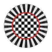 Dekoratives rundes schneidebrett (Vorderseite)