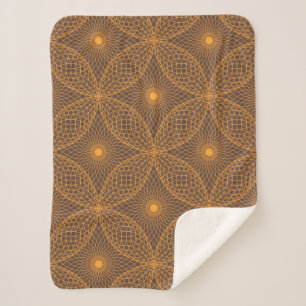 Dekoratives, schickes, abstraktes Mandala-Style-Mu Sherpadecke
