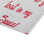 Dekoratives Schneidebrett aus Glas 28 x 20 cm (Ecke)