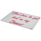 Dekoratives Schneidebrett aus Glas 28 x 20 cm (Ecke)