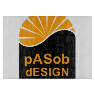 Dekoratives Schneidebrett aus Glas 28 x 20 cm