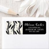 Dekoratives Schwarzes Weinmuster (Insitu)