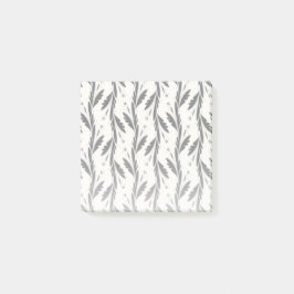 Dekoratives Schwarzes Weinmuster Post-it Klebezettel