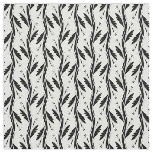 Dekoratives Schwarzes Weinmuster Stoff (Muster)