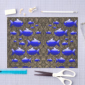 Dekoratives Seidenpapier Fisch (Handwerk)