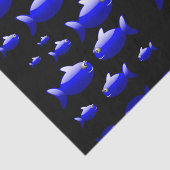 Dekoratives Seidenpapier Fisch (Ausschnitt)