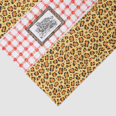 Dekoratives Seidenpapier Leopard (Ausschnitt)