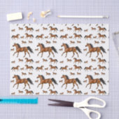 Dekoratives Seidenpapier Pferd (Handwerk)