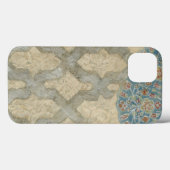 Dekoratives silbernes Tapisserie-Blumengesteck Case-Mate iPhone Hülle (Rückseite (Horizontal))