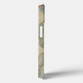 Dekoratives silbernes Tapisserie-Blumengesteck Case-Mate iPhone Hülle (Rückseite / Rechts)