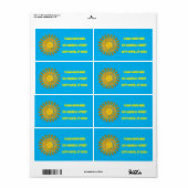 Dekoratives Sonnensymbol (Vorne)