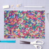 Dekoratives Sprinkpapier Seidenpapier (Handwerk)