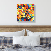 Dekoratives Tableau (Pure Liebe) Moderne Kunst Leinwanddruck (Insitu (Schlafzimmer))