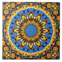 Dekoratives Talavera trifft Land-Franzose-Fliesen