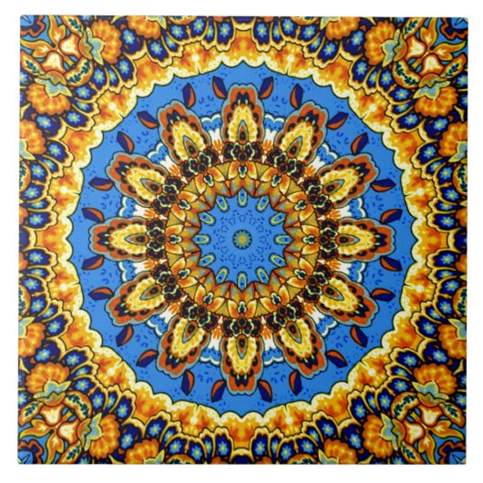 Dekoratives Talavera trifft Land-Franzose-Fliesen Fliese (Vorderseite)