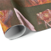 Dekoratives Vintages Engels-Verpackungs-Papier Geschenkpapier (Rolleneckpunkt)