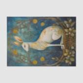 Dekoratives Waldkaninchen Seidenpapier (Vorderseite)