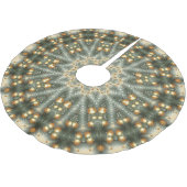 Dekoratives Weihnachtsbaumrock Polyester Weihnachtsbaumdecke (Schrägansicht)