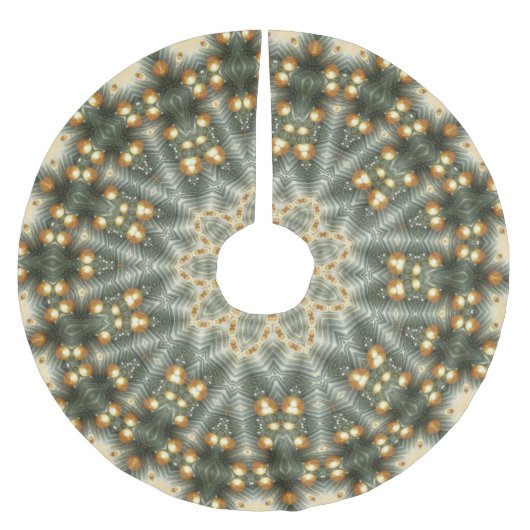 Dekoratives Weihnachtsbaumrock Polyester Weihnachtsbaumdecke (Vorderseite)