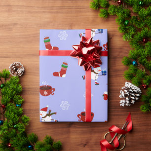 Dekoratives Weihnachtsdekor-Ornament-Verpackungspa Geschenkpapier