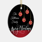 Dekoratives Weihnachtsdesign Keramik Ornament (Rechts)