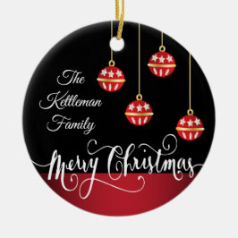 Dekoratives Weihnachtsdesign Keramik Ornament