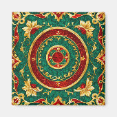 Dekoratives Weihnachtsmagazin Magnet (Vorne)