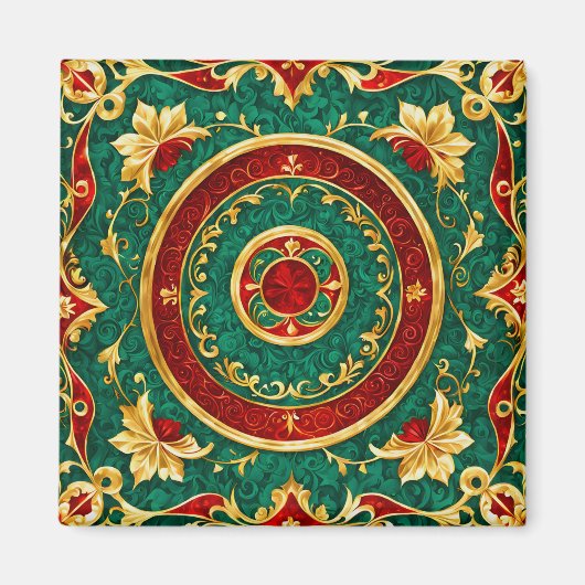 Dekoratives Weihnachtsmagazin Magnet (Vorne)