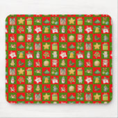 Dekoratives Weihnachtsmuster Mousepad (Vorne)