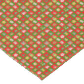 Dekoratives Weihnachtsmuster Tischdecke (Schrägansicht)