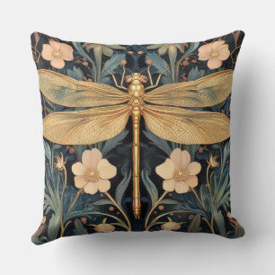Dekoratives William-Morris-Libellen-Wurfkissen Kissen