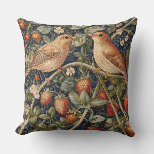 Dekoratives William Morris Vogel-Wurfkissen Kissen